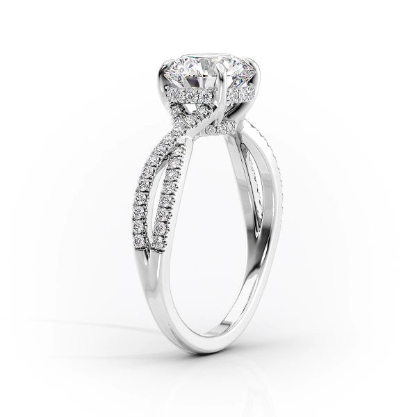 The Angelina Set With A 4 Carat Radiant Moissanite Cheap