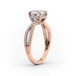 The Angelina Set With A 2 Carat Radiant Moissanite Online now