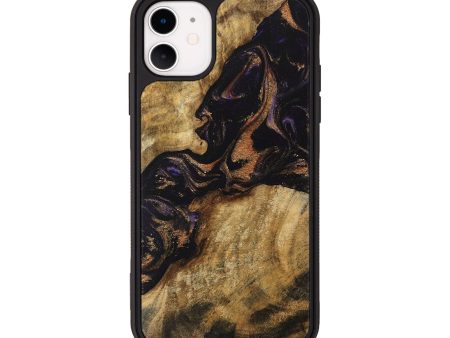 iPhone 11 Wood Phone Case - Dominga (Purple, 742314) Online Hot Sale