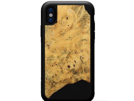 iPhone Xs Wood Phone Case - Ania (Wood Burl, 741990) Online Hot Sale