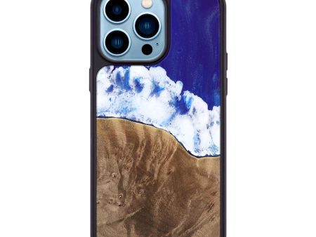 iPhone 14 Pro Max Wood Phone Case - Crystie (Coastal, 742056) Online now