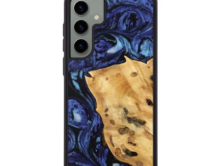 Galaxy S24 Plus Wood Phone Case - Huyen (Blue, 741467) on Sale