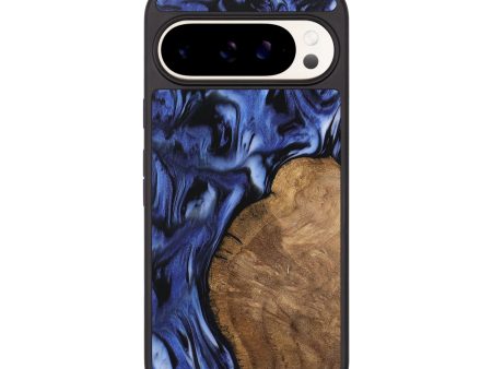 Pixel 9 Wood Phone Case - Cassidy (Blue, 742245) Online Sale