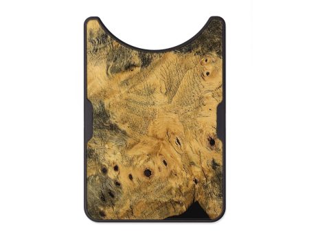 Alloy Wood Wallet - Joly (Wood Burl, 741948) Fashion