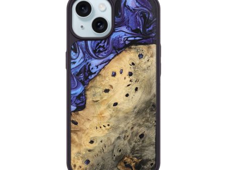 iPhone 15 Wood Phone Case - Barby (Purple, 740940) For Cheap