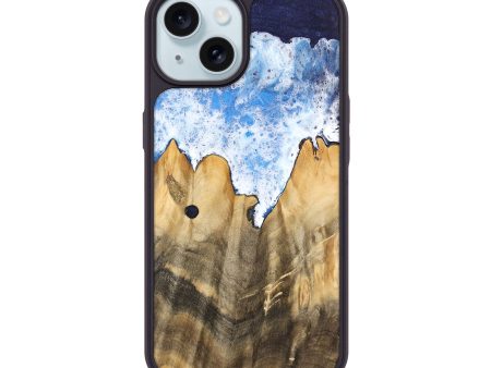 iPhone 15 Wood Phone Case - Kare (Coastal, 740741) For Discount