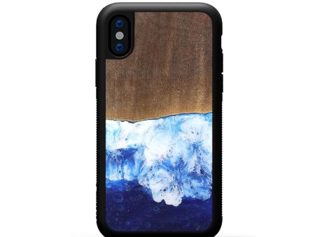 iPhone Xs Wood Phone Case - Callida (Coastal, 742341) on Sale