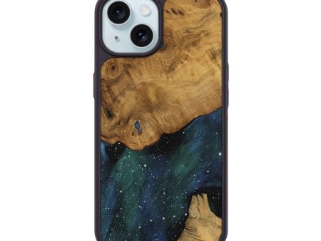 iPhone 15 Wood Phone Case - Amberly (Cosmos, 740813) Fashion