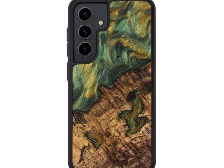 Galaxy S24 Wood Phone Case - Braelyn (Green, 741746) Fashion