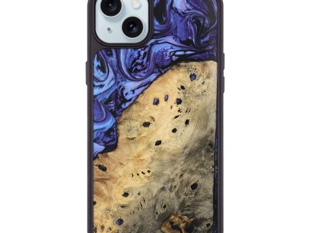 iPhone 15 Plus Wood Phone Case - Barby (Purple, 740940) For Sale