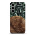 Galaxy S23 Plus Wood Live Edge Phone Case - Sivo (Green, 740599) Cheap