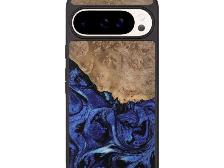 Pixel 9 Wood Phone Case - Yumi (Blue, 741474) Supply